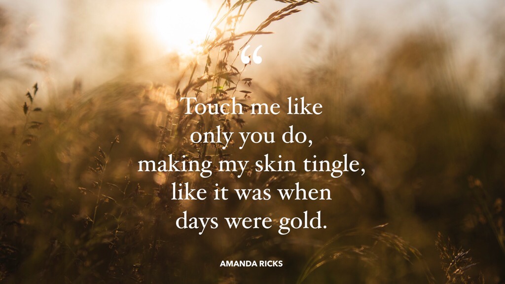 Touch me like only you&nbsp;do